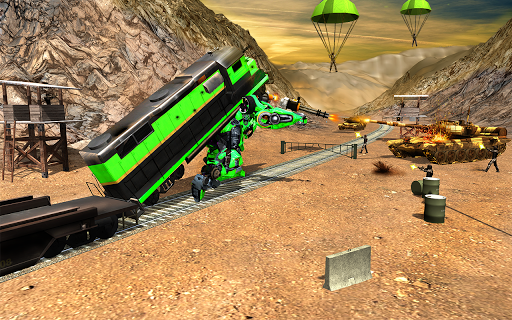 Army Train Shooting Games - Gameplay image of android game