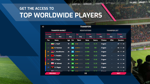 KickOff ۲۲ Football Manager - عکس برنامه موبایلی اندروید