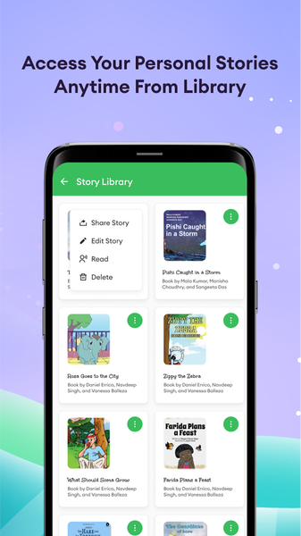 Personal Story Creator: AI Bot - Image screenshot of android app