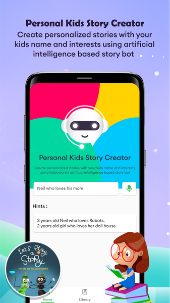 Personal Story Creator: AI Bot - Image screenshot of android app