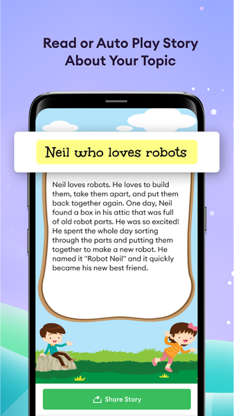 Personal Story Creator: AI Bot - Image screenshot of android app