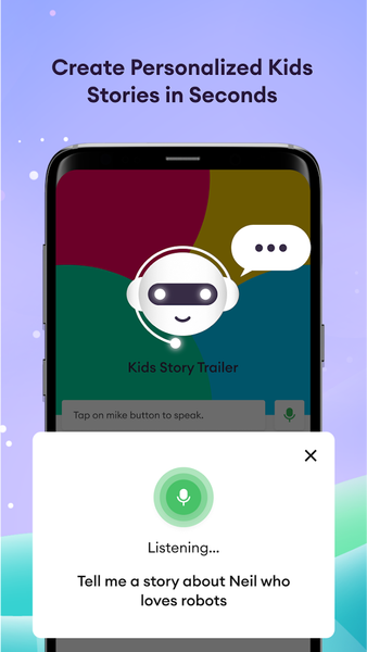 Personal Story Creator: AI Bot - Image screenshot of android app