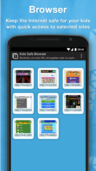 Kids Browser - SafeSearch - عکس برنامه موبایلی اندروید