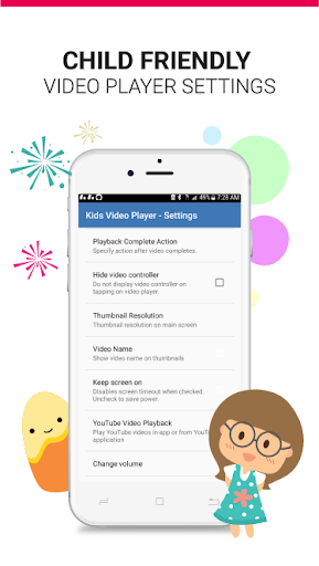 Kids Safe Video Player - Image screenshot of android app