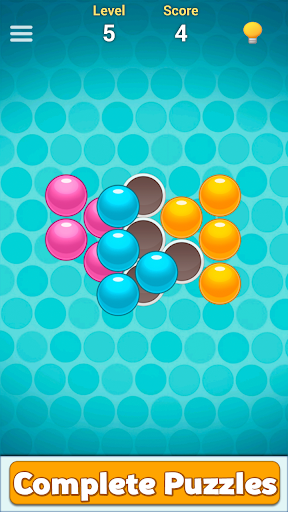 Bubble Tangram - puzzle game - Gameplay image of android game