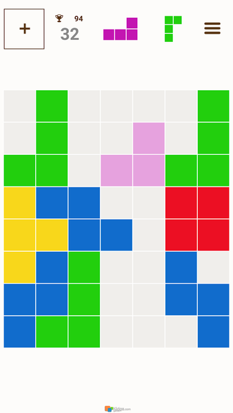 Simple Block Puzzle - Gameplay image of android game