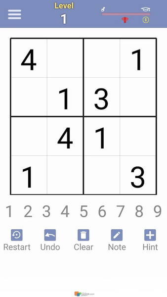 Sudoku Masters - Gameplay image of android game