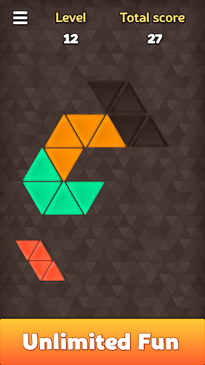 Triangle Tangram - Gameplay image of android game