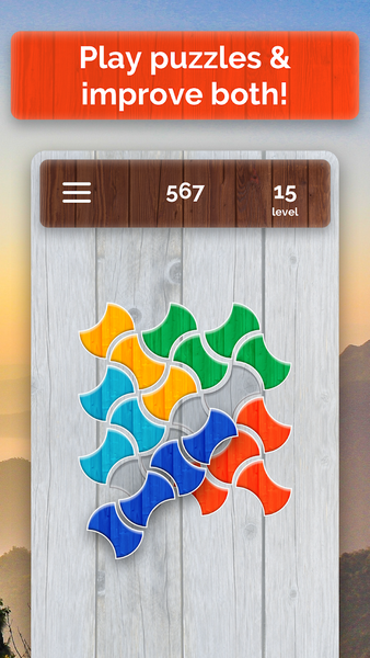 Wood Blocks Puzzle - Gameplay image of android game
