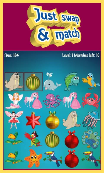 Sweet Match 3 Puzzle Game - Gameplay image of android game