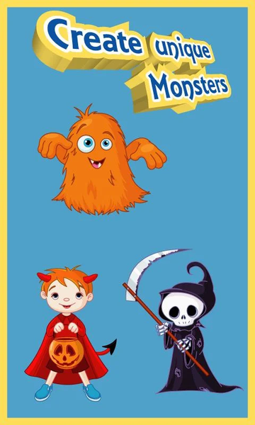 Halloween Monster Maker - عکس برنامه موبایلی اندروید