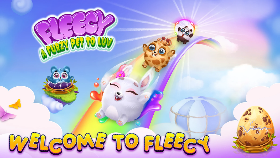 Fleecy - A Furzy Pet to luv - Image screenshot of android app