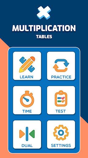 Math Multiplication Tables - Gameplay image of android game