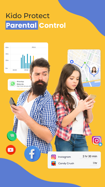 Parental Control: Kido Protect - عکس برنامه موبایلی اندروید