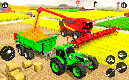 Farming Tractor Driving Games - Gameplay image of android game