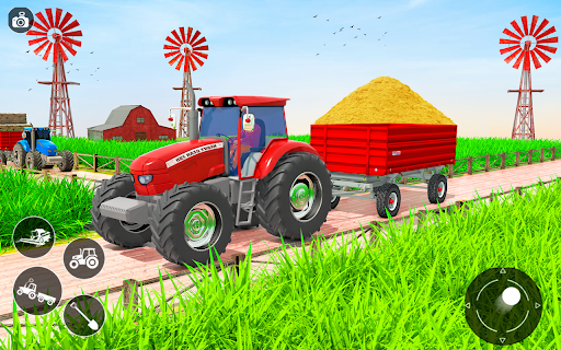 Farming Tractor Driving Games - Gameplay image of android game