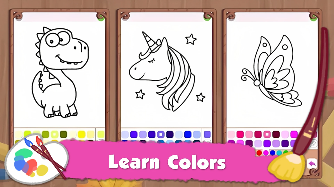 Coloring Games: Art Draw Paint - Gameplay image of android game
