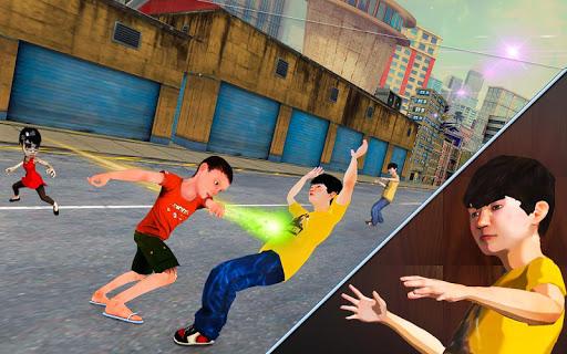 Kids Fighting Games - Gangster in Street - Gameplay image of android game