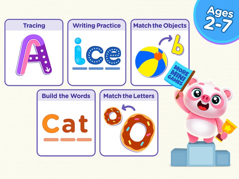 ABC Games: Tracing & phonics - عکس بازی موبایلی اندروید