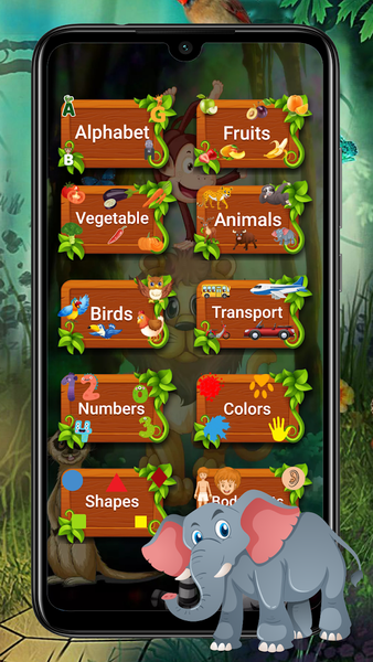 Kids learn alphabet and more - Image screenshot of android app
