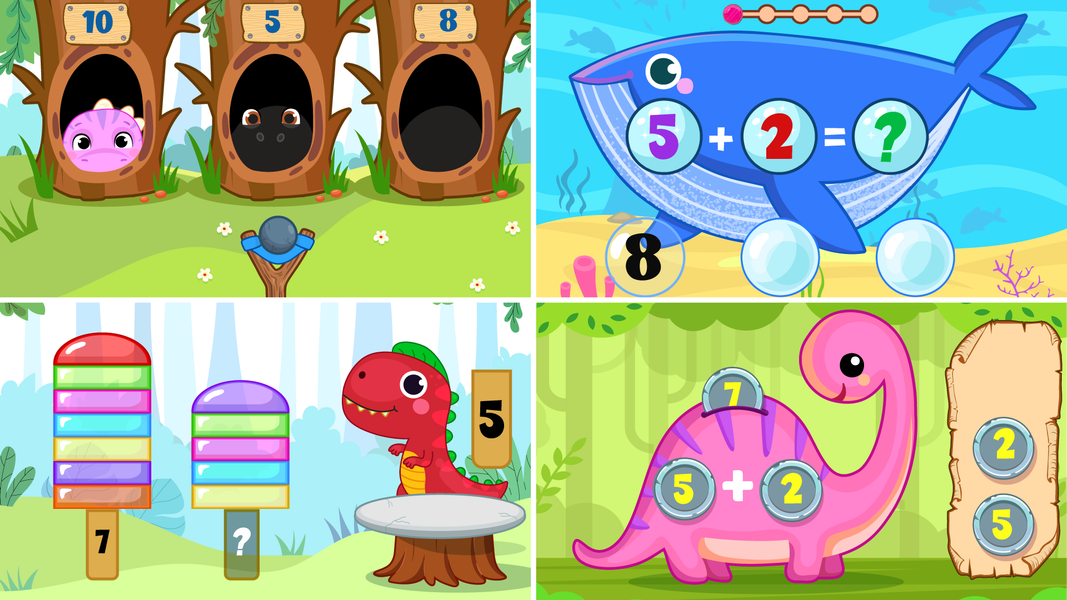 Math Games Kids Learn Addition - عکس بازی موبایلی اندروید