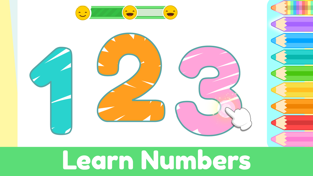 123 Number Kids Counting Games - Gameplay image of android game