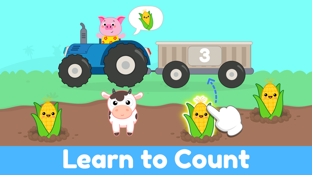 123 Number Kids Counting Games - Gameplay image of android game