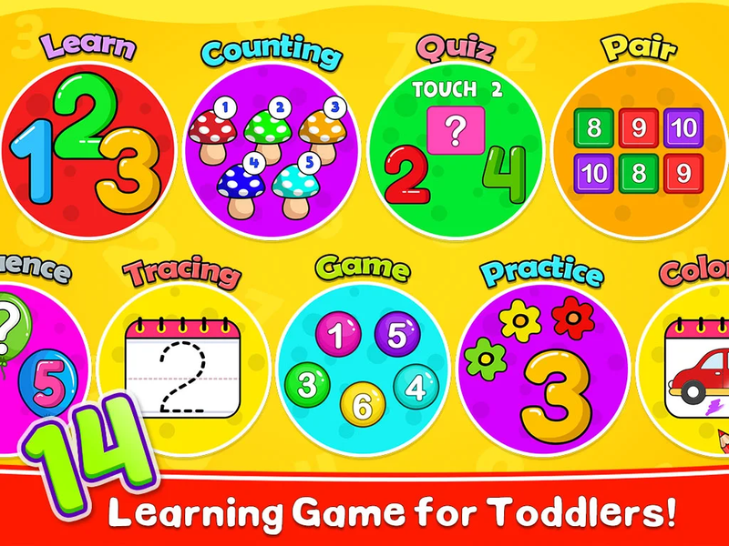 123 Numbers counting App Kids - Gameplay image of android game