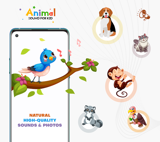 Animal Sounds - For Kids - عکس برنامه موبایلی اندروید