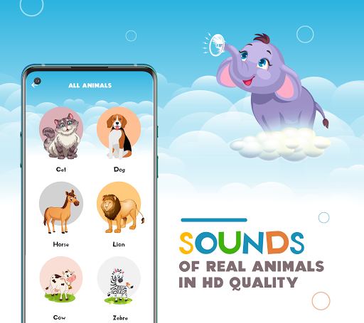 Animal Sounds - For Kids - عکس برنامه موبایلی اندروید