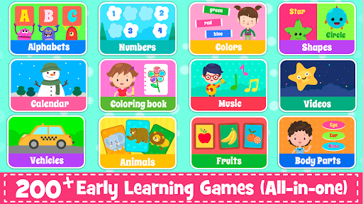 Kids Preschool Learning Games - عکس بازی موبایلی اندروید