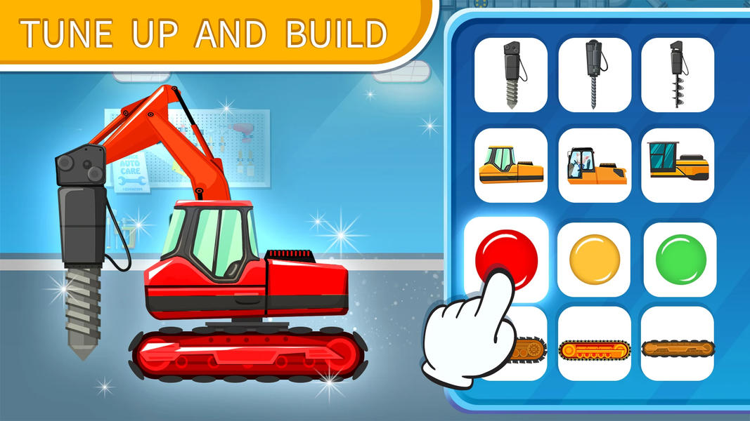 Puzzle Vehicles for Kids - Gameplay image of android game