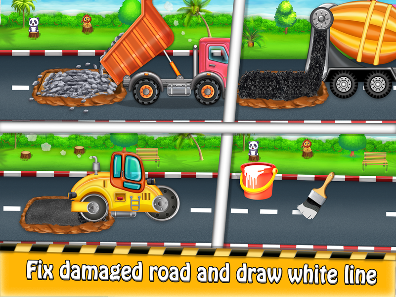 Truck games for kids - عکس بازی موبایلی اندروید