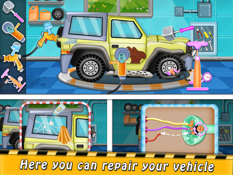 Truck games for kids - عکس بازی موبایلی اندروید