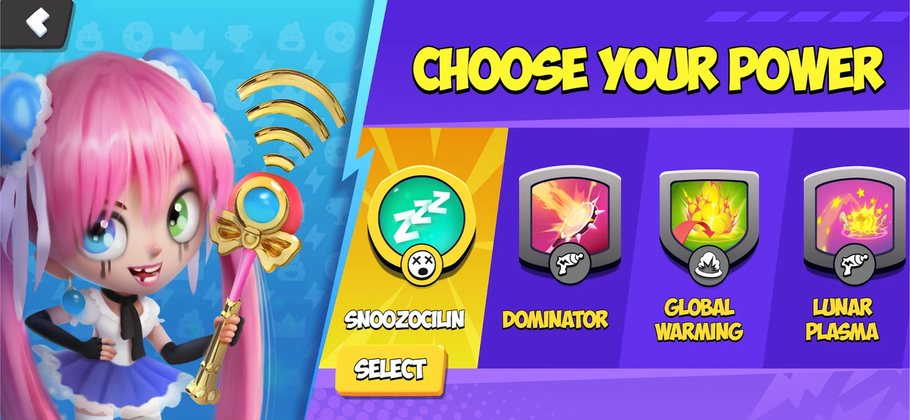 Donut Punks: Online Epic Brawl - Gameplay image of android game