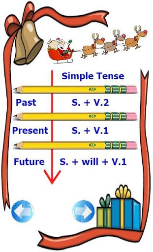 Tenses grammar games for kids - Gameplay image of android game