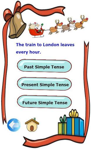 Tenses grammar games for kids - Gameplay image of android game