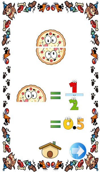 Fractions to decimals games - عکس بازی موبایلی اندروید