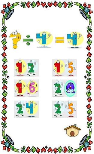 Multiplication and division - Gameplay image of android game