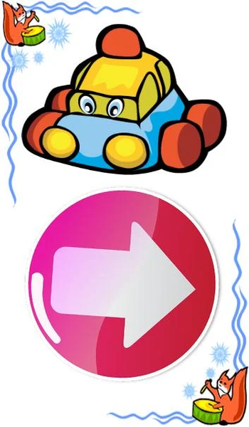 Vehicle and car games for kids - Gameplay image of android game