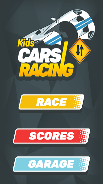 Kids Car Racing Game - Gameplay image of android game