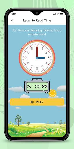 Kids Clock Learning - عکس برنامه موبایلی اندروید
