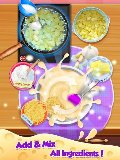 Cheesy Potatoes - New Year Trendy Cheesy Food - Gameplay image of android game