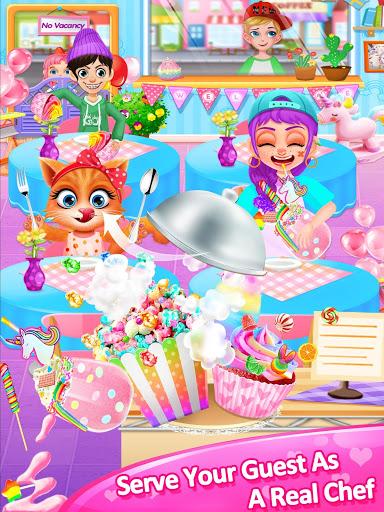 Unicorn Fair Food Chef - Rainbow Food Galaxy - Gameplay image of android game