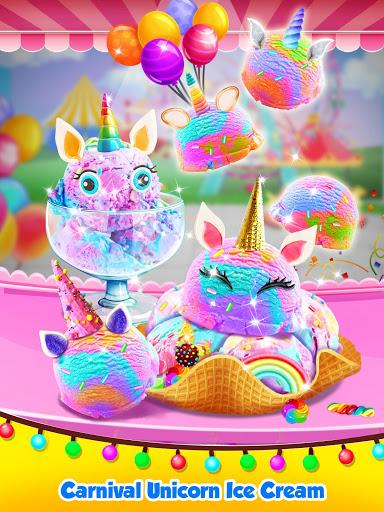 Unicorn Ice Cream Maker - Frozen Sweet Desserts - Gameplay image of android game