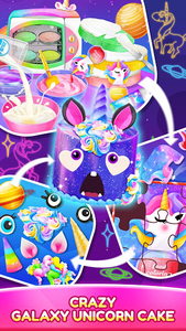 Unicorn Food - Cake Bakery - Gameplay image of android game