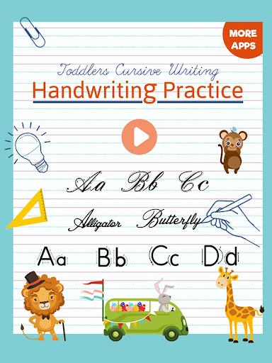 Kids Learn Cursive ABC Writing - Image screenshot of android app