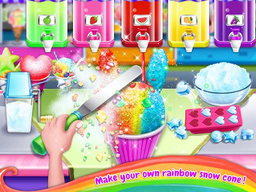 Summer Rainbow Frozen Foods！ - Gameplay image of android game