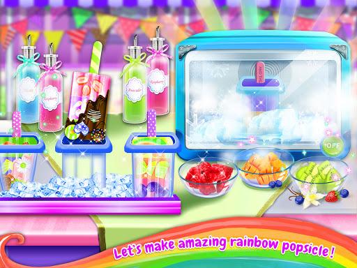 Summer Rainbow Frozen Foods！ - Gameplay image of android game