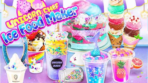 Unicorn Chef Ice Cooking Games - عکس بازی موبایلی اندروید